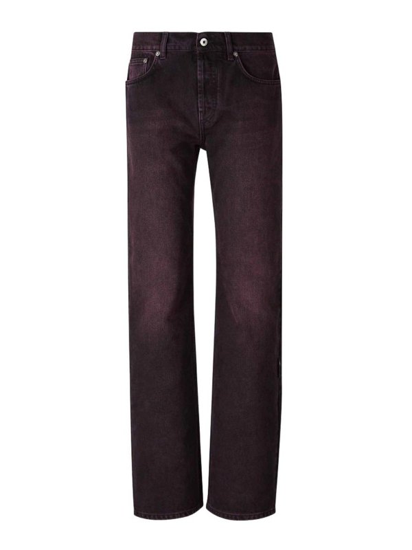 OFF-WHITE: jeans dritti, a sigaretta - Jeans
