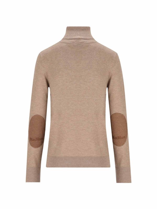 The Best Shops S MAX MARA: Strickpullover mit Rundhalsausschnitt - Rundhalspullover - Rot