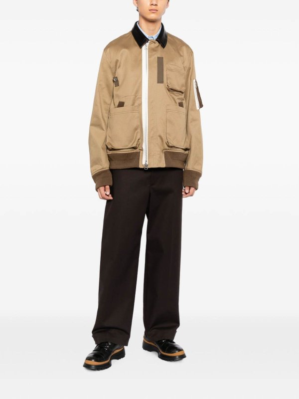 Sacai: short coats online - Short jacket