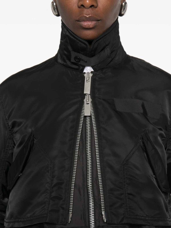 Sacai: short coats online - Short jacket