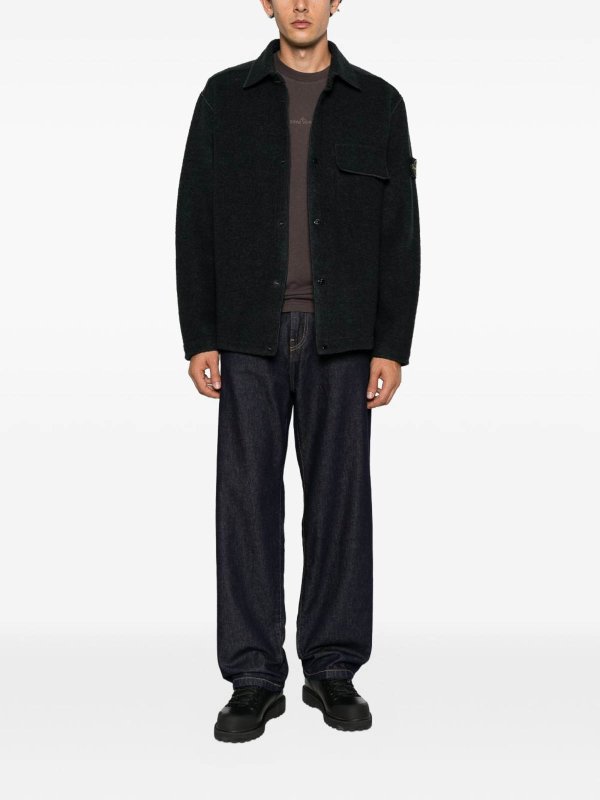 The Best Shops STONE ISLAND: シャツ - シャツ - ダークブルー
