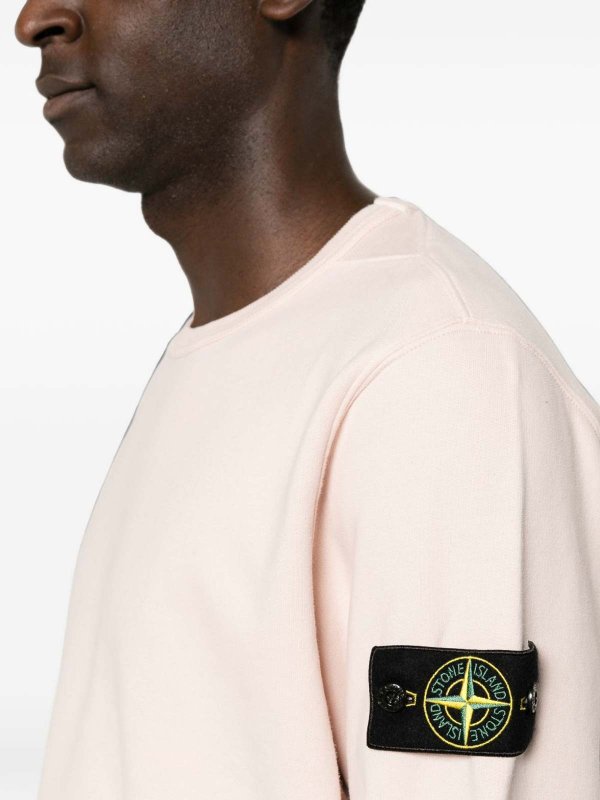 STONE ISLAND: スウェット＆セーター online - スウェットシャツ/セーター - ピンク