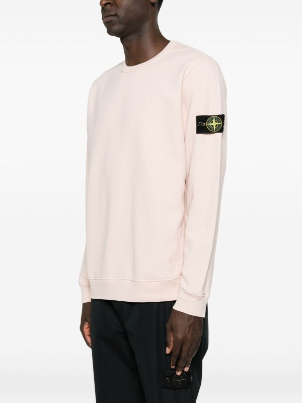 スウェットシャツ/セーター - ピンク shop online: STONE ISLAND