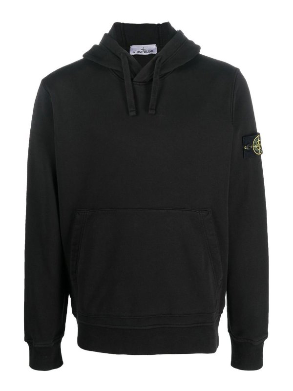 STONE ISLAND: スウェット＆セーター - スウェットシャツ/セーター - 黒
