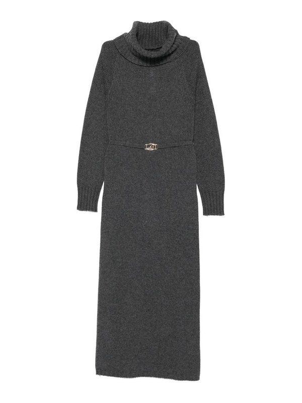 TWINSET: ロングコート - ロングコート - グレー