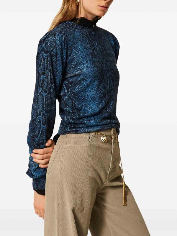 TWINSET buy online Rundhalspullover - Blau