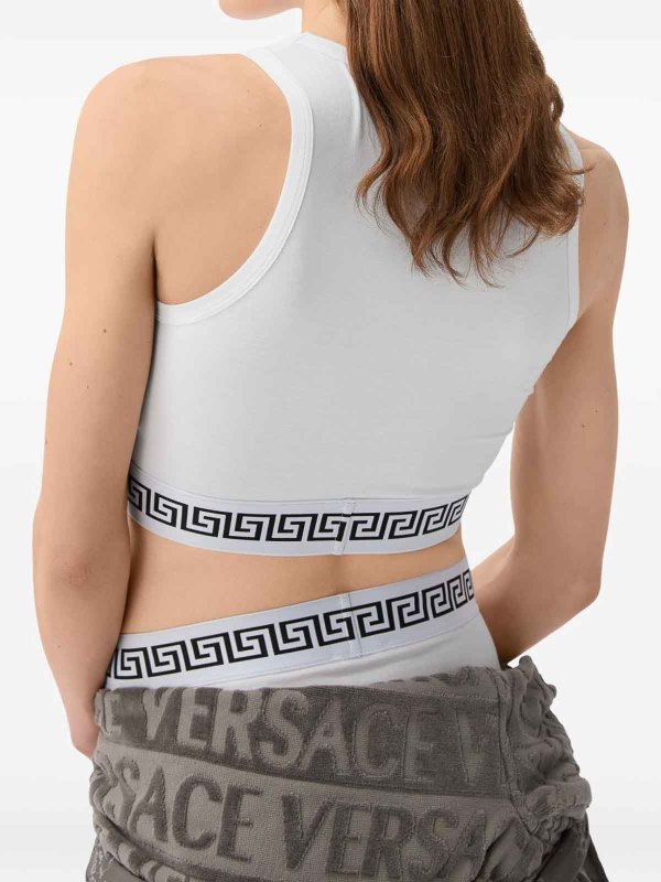 The Best Shops VERSACE: Tops und Tank Tops - Top - Weiß