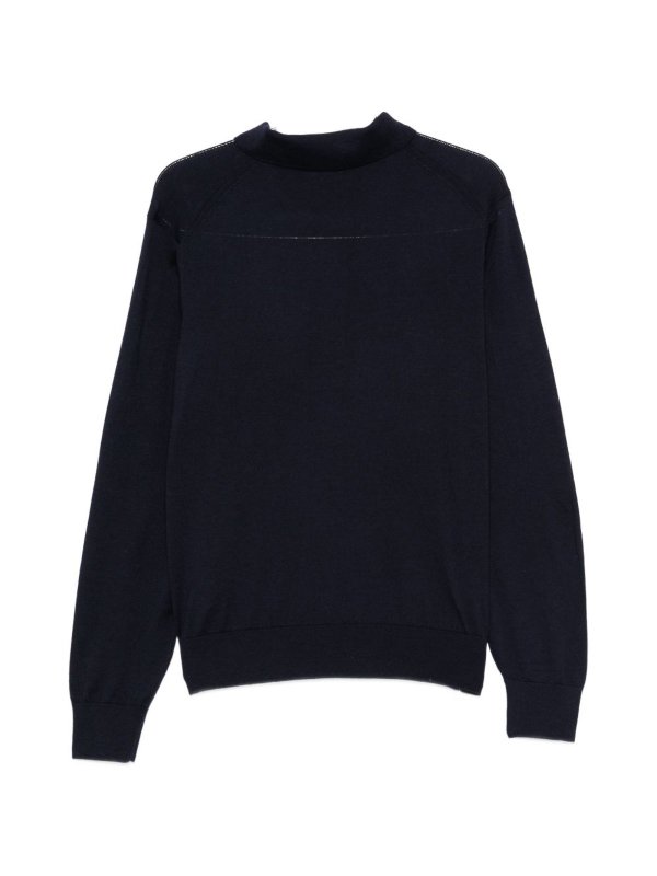 Hugo Boss: クルーネック online - クルーネック - ダークブルー