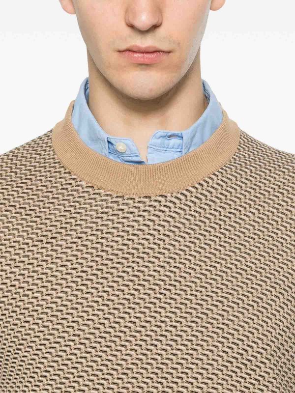 Hugo Boss buy online クルーネック - ベージュ