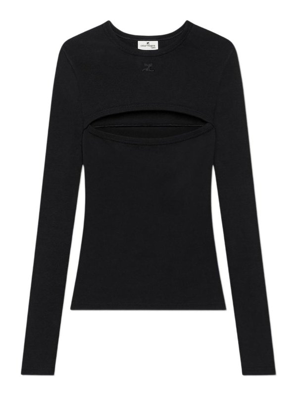 Courreges: クルーネック - クルーネック - 黒