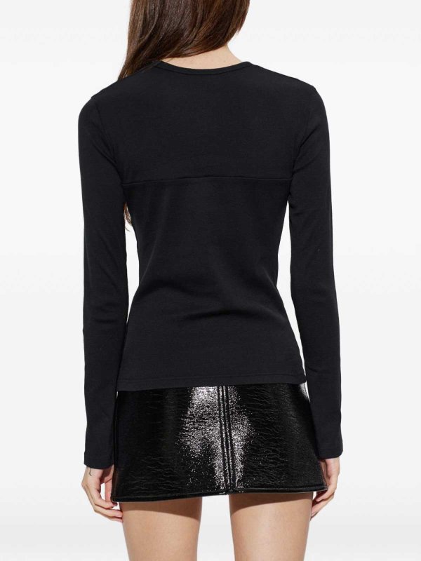 The Best Shops Courreges: クルーネック - クルーネック - 黒
