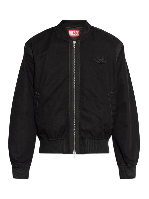 DIESEL: ショートコート - ショートコート - 黒