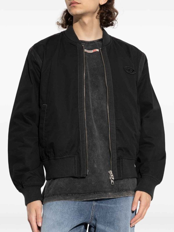 ショートコート - 黒 shop online: DIESEL