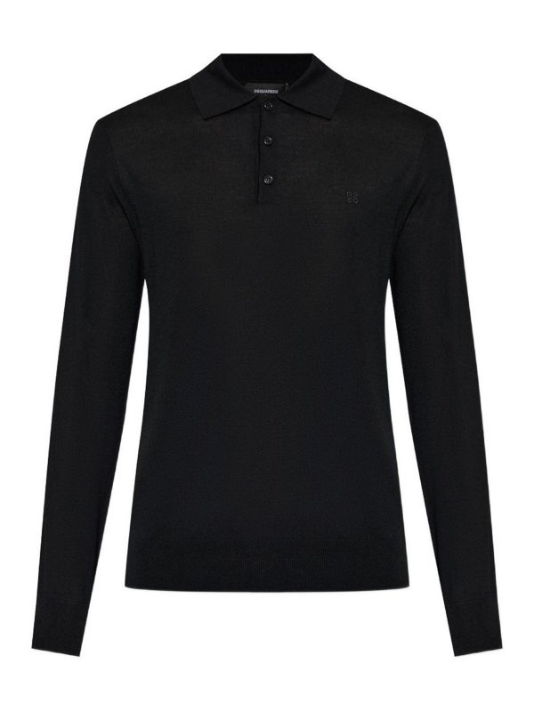DSQUARED2: Pull col rond - Pull Col Rond - Noir