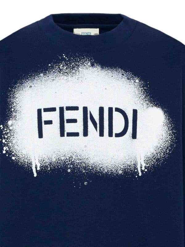 The Best Shops Fendi Jr: スウェット＆セーター - スウェットシャツ/セーター - 無
