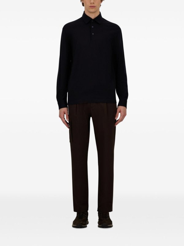 The Best Shops HERNO: Poloshirts - Poloshirt - Dunkelblau
