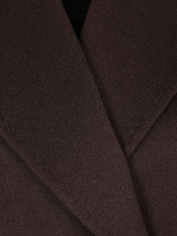 MAX MARA STUDIO: ニーレングスコート online - 膝丈コート - ブラウン