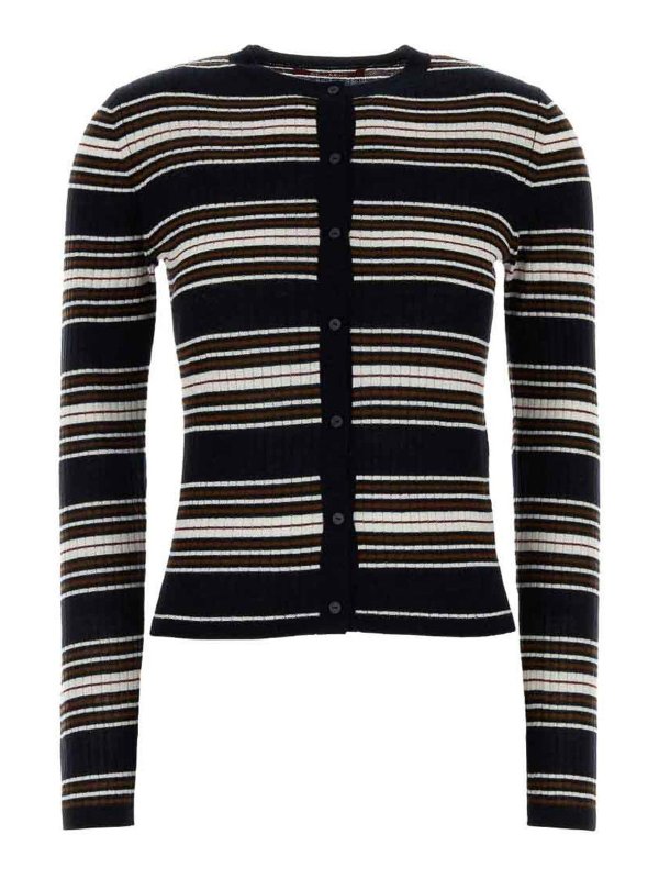 MAX MARA STUDIO: カーディガン - カーディガン - ブルー
