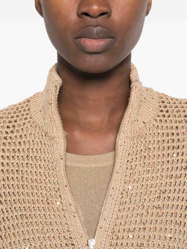 カーディガン - キャメル shop online: MAX MARA STUDIO