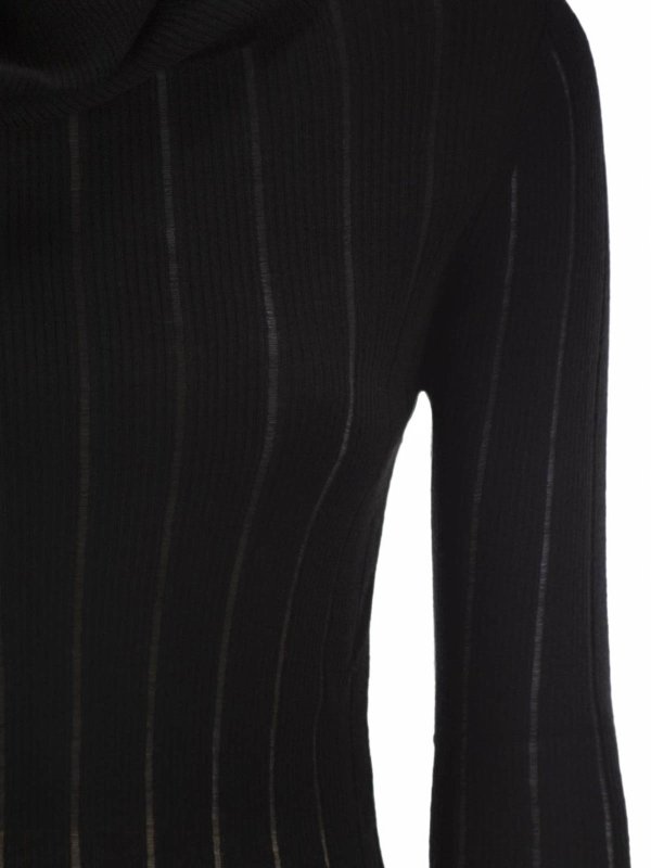 クルーネック - 黒 shop online: MAX MARA STUDIO