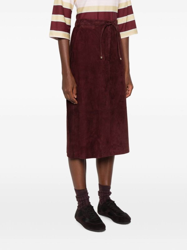 ミニスカート - 赤 shop online: S MAX MARA