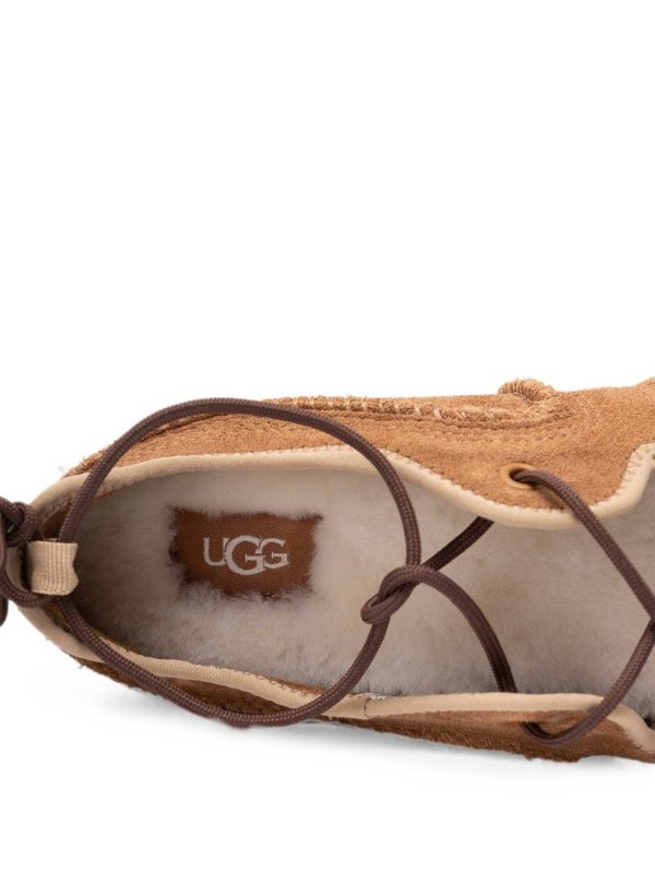 UGG: レースアップシューズ online - 編み上げ靴 - ベージュ