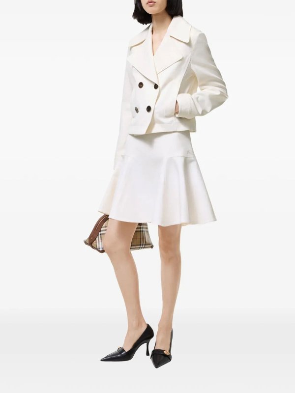 BURBERRY: gonne al ginocchio  e longuette online - Gonna in cotone