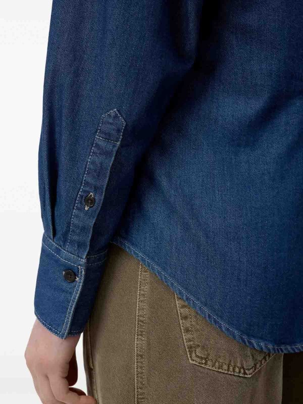 シャツ shop online シャツ - ブルー