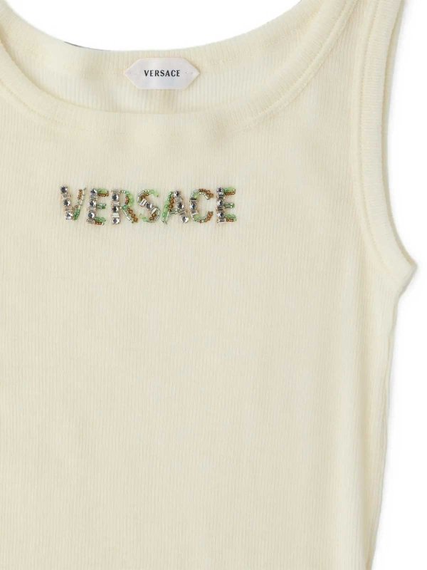 Top - Beige shop online: VERSACE