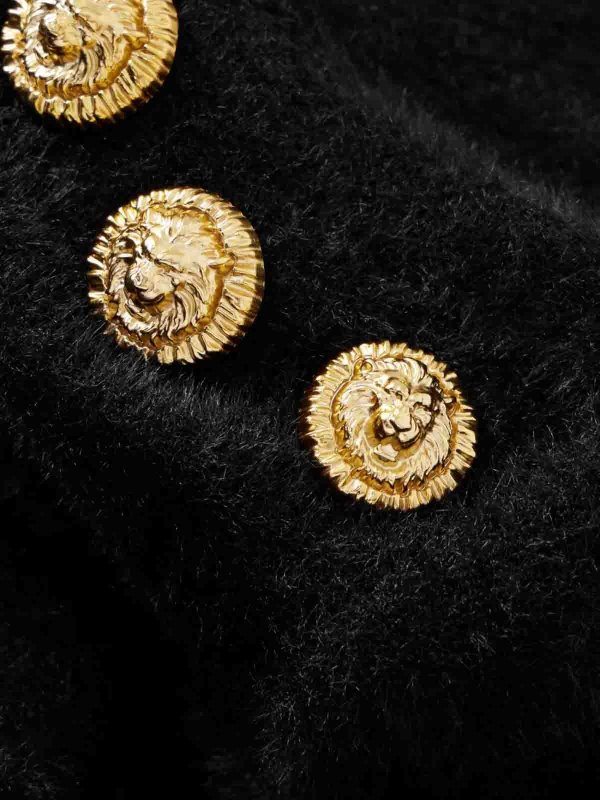 Balmain: ニーレングスドレス online - 膝丈ドレス - 黒