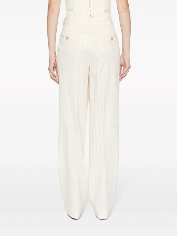 テーラードパンツ - ベージュ shop online: ZIMMERMANN