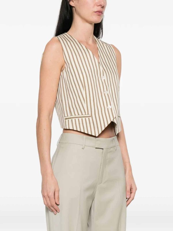 The Best Shops Max Mara: Chalecos  - Chaleco - Beis