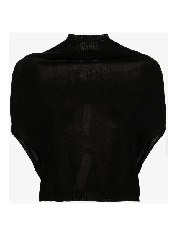 RICK OWENS: トップス＆タンクトップ - トップ/タンクトップ - 黒