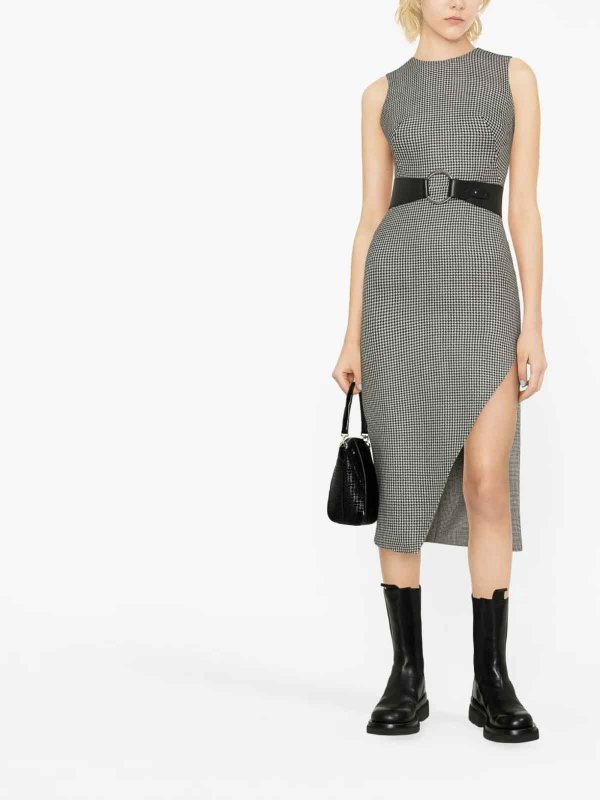 ALEXANDER MCQUEEN: ニーレングスドレス online - 膝丈ドレス - 黒