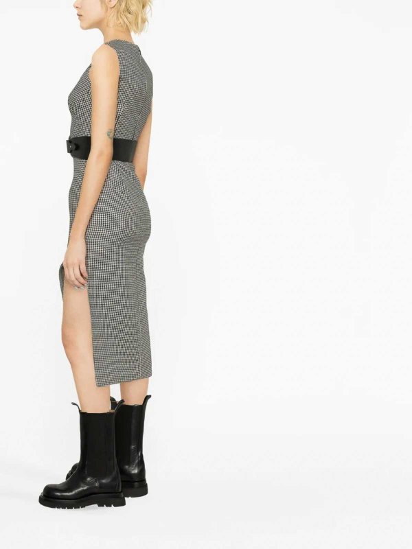 The Best Shops ALEXANDER MCQUEEN: ニーレングスドレス - 膝丈ドレス - 黒
