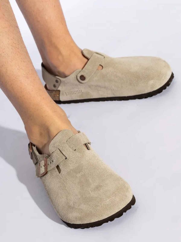 The Best Shops BIRKENSTOCK: ミュール - グレイッシュブラウン