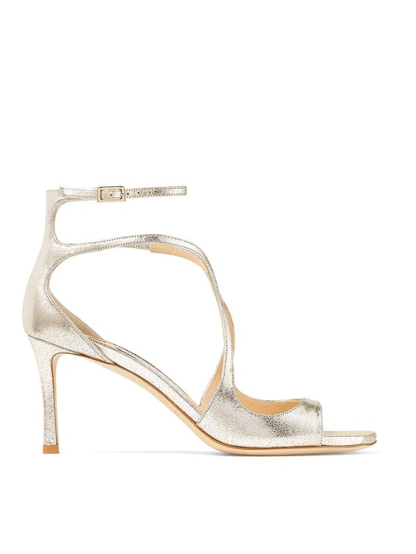 JIMMY CHOO: サンダル - サンダル - 金