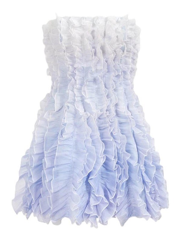 AJE: Robes courtes - Robe Courte - Bleu Clair