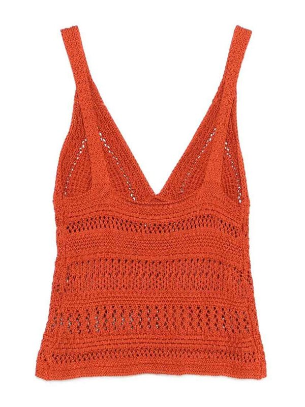 ALPHA STUDIO: Tops & Débardeurs online - Top - Marron