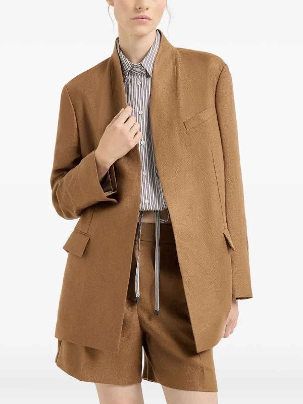 The Best Shops BRUNELLO CUCINELLI: カジュアルジャケット - カジュアルジャケット - ブラウン