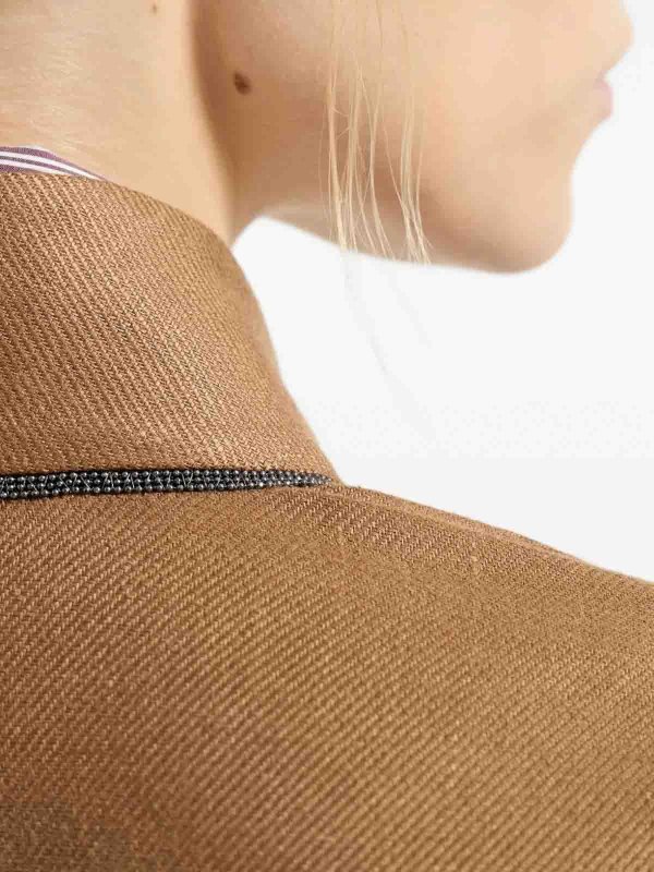 カジュアルジャケット - ブラウン shop online: BRUNELLO CUCINELLI