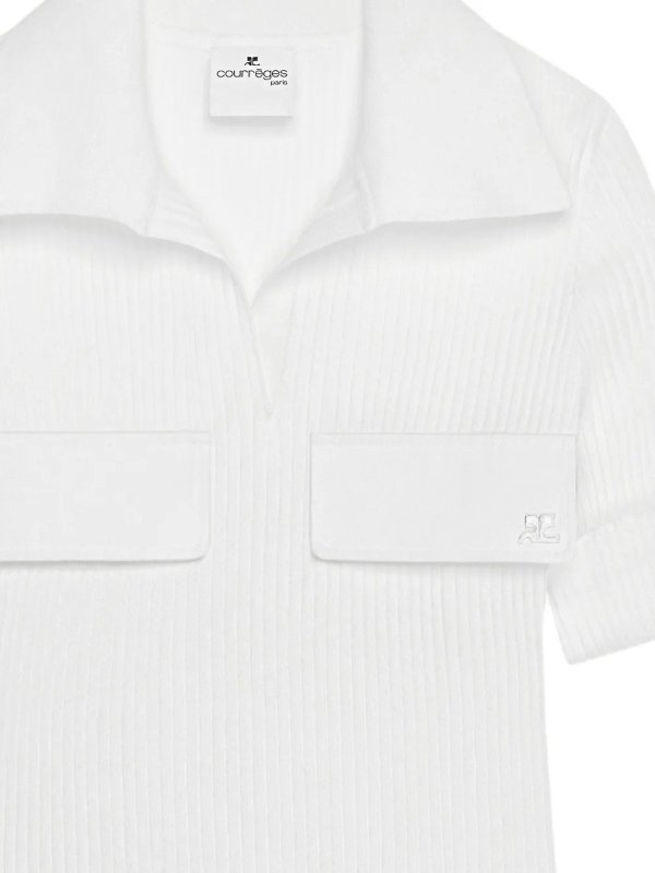 Courreges: Tops & Débardeurs online - Top - Blanc