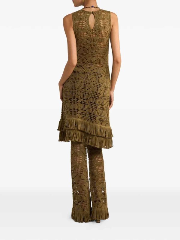 カクテルドレス - 緑 shop online: ETRO