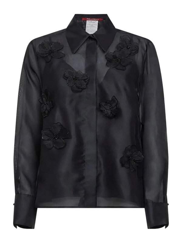 MAX MARA STUDIO: Hemden - Hemd - Schwarz