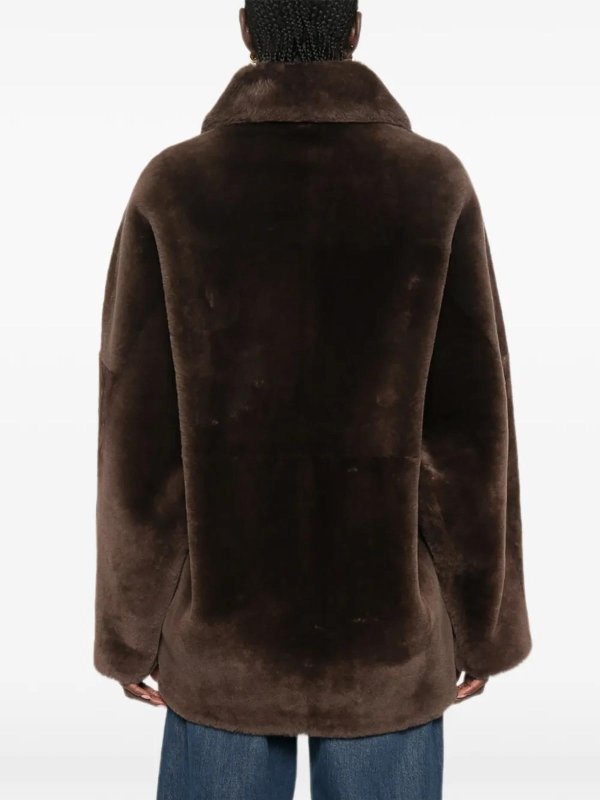 Shearling coat shop online: Blancha