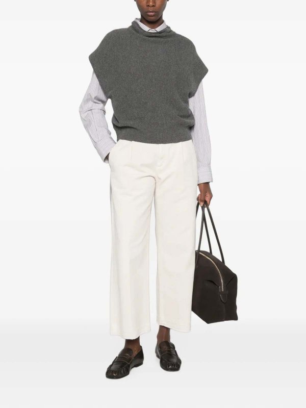 BRUNELLO CUCINELLI: クルーネック online - クルーネック - グレー