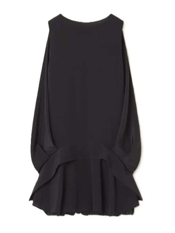 LANVIN: Top e canotte - Top Balloon in seta