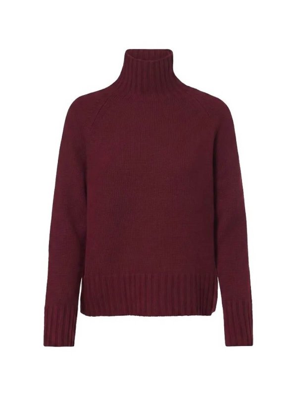 Max Mara: クルーネック online - クルーネック - ダークレッド
