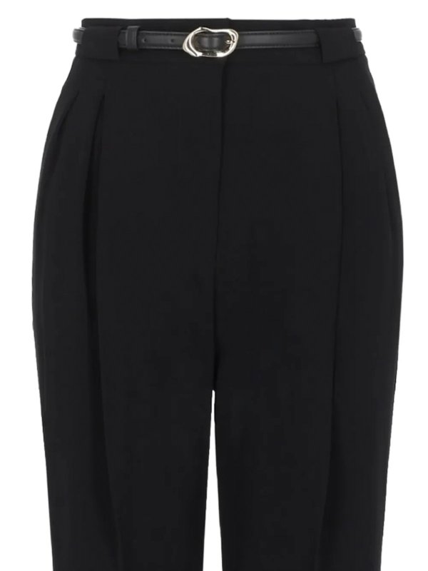 MAX MARA STUDIO: カジュアルトラウザー online - カジュアルパンツ - 黒