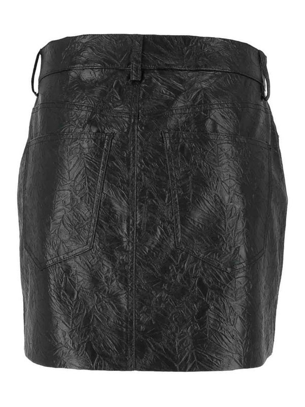 MICHAEL KORS: レザースカート online - レザースカート - 黒